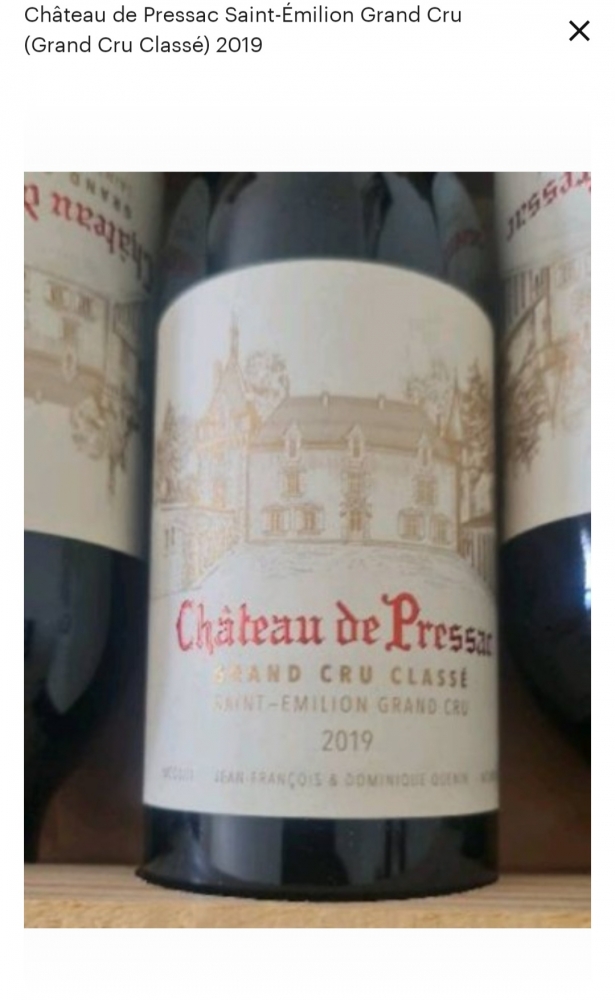 Château pressac 2019