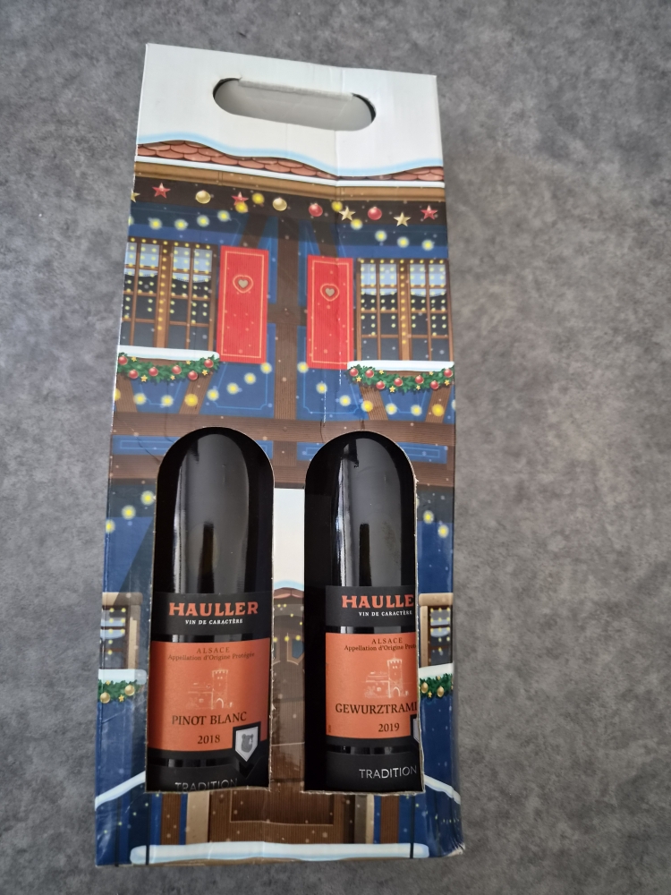 Pack 1 pinot blanc et une gewurztraminer