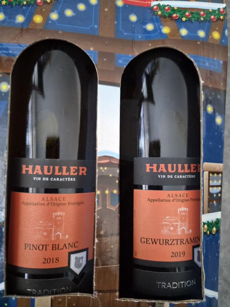 Pack 1 pinot blanc et une gewurztraminer