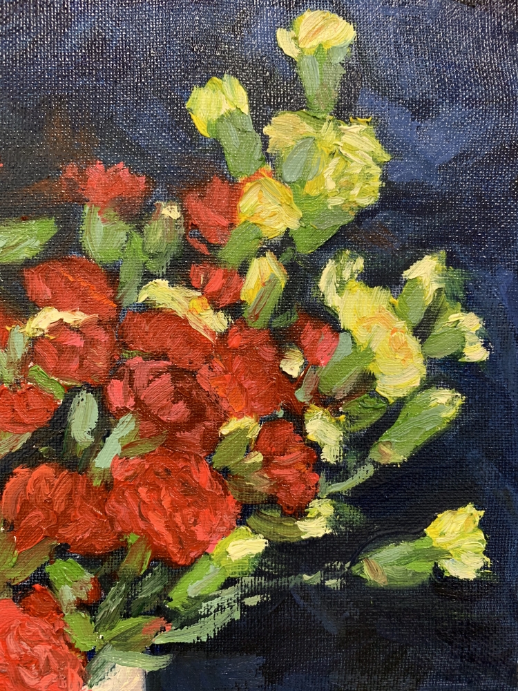 Still life with carnations