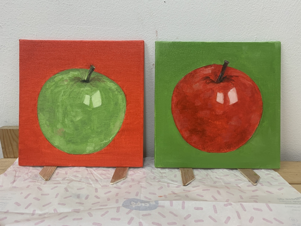 Two Apples (set of two)