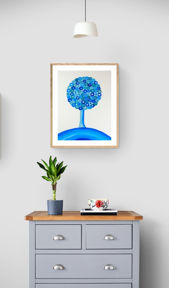 Blue Flower Tree