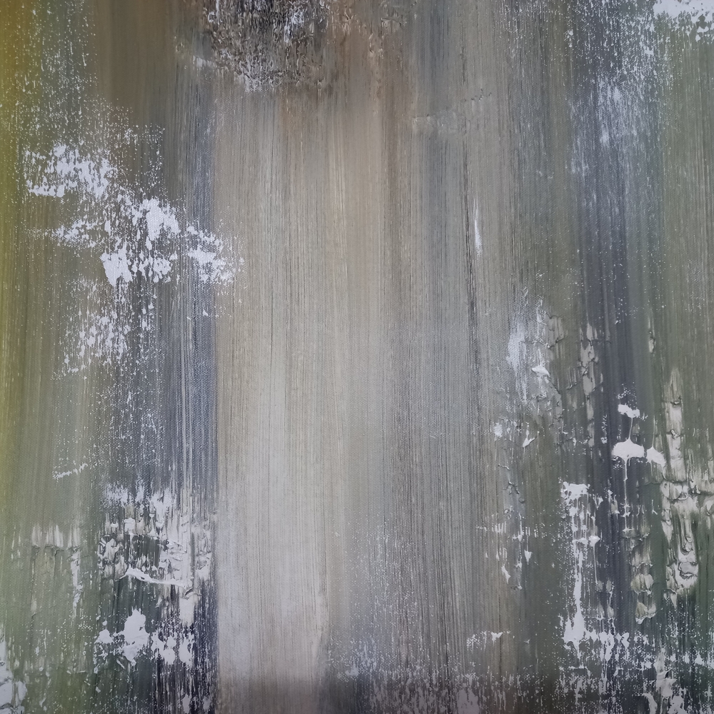 XL Morning Dew 120 x 50cm Textured Abstract Painting