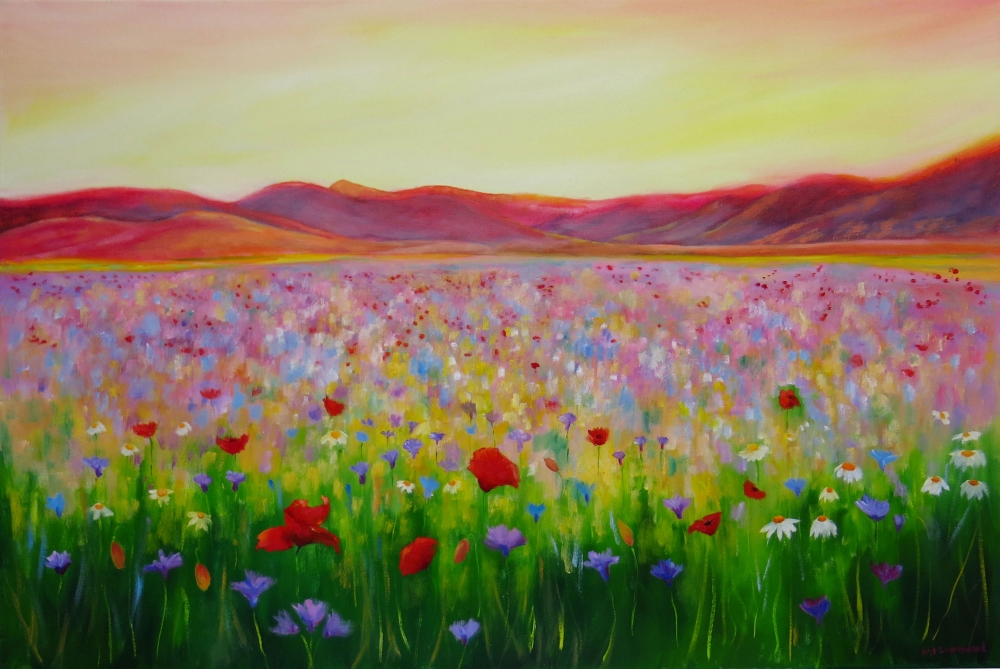 Flowers in a Landscape