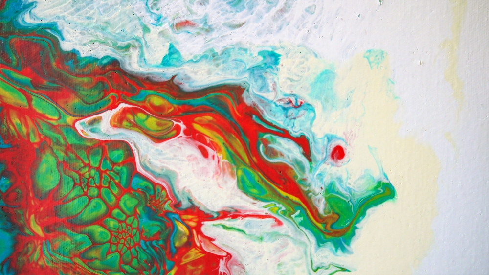 Abstract Free Flow Acrylic Pouring Medium - Chasing Waterfalls