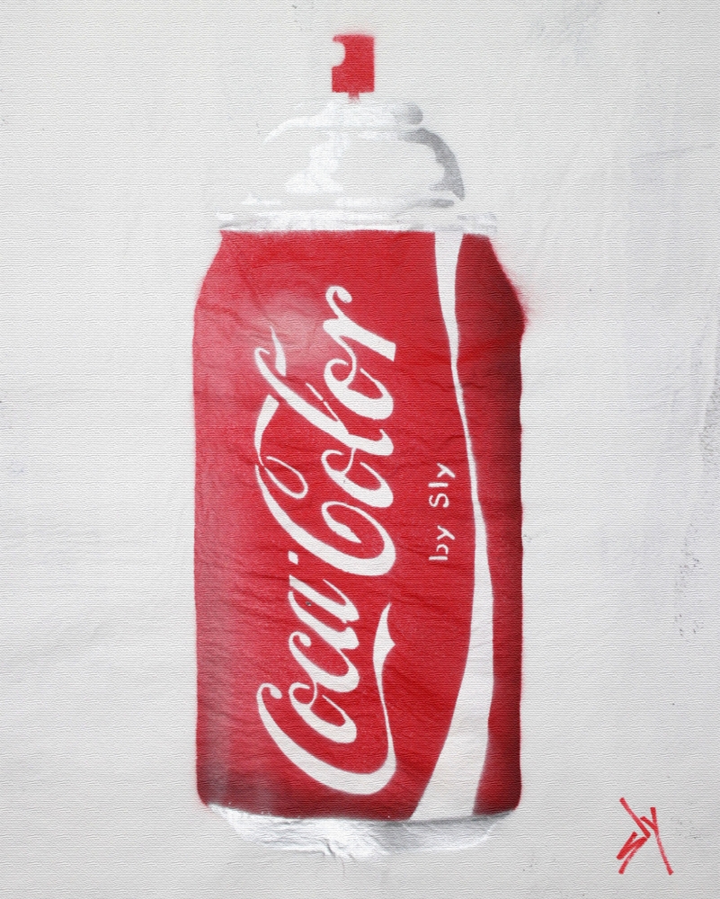 Cocacolor 1 (on canvas).