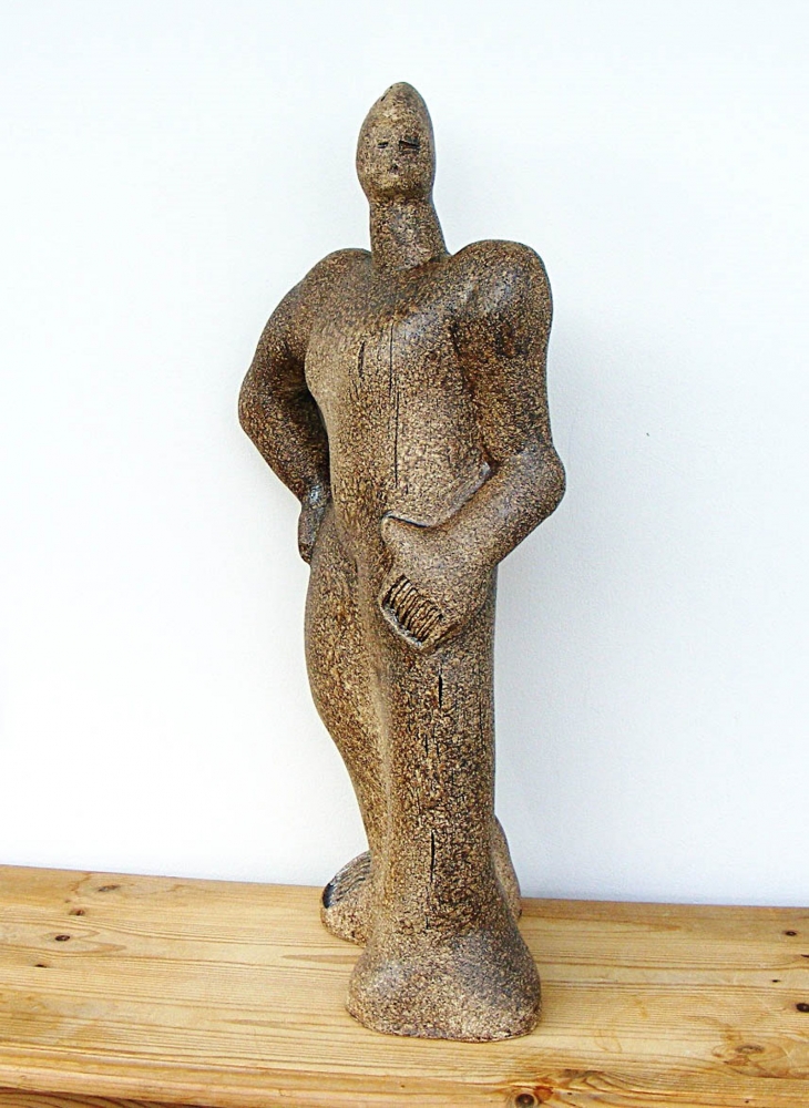 Norse Deity - Helmwige, a Valkyrie - Ceramic Sculpture