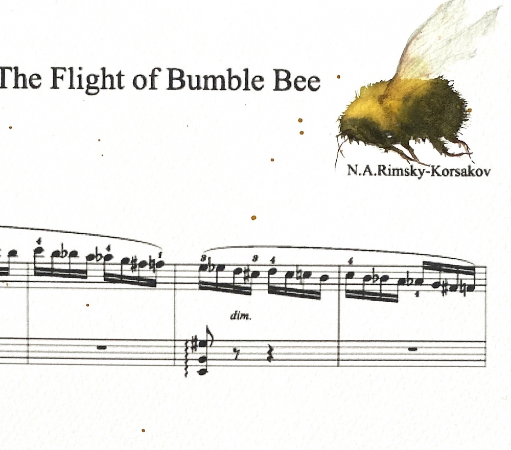 Flight of the Bumble Bee on sheet music