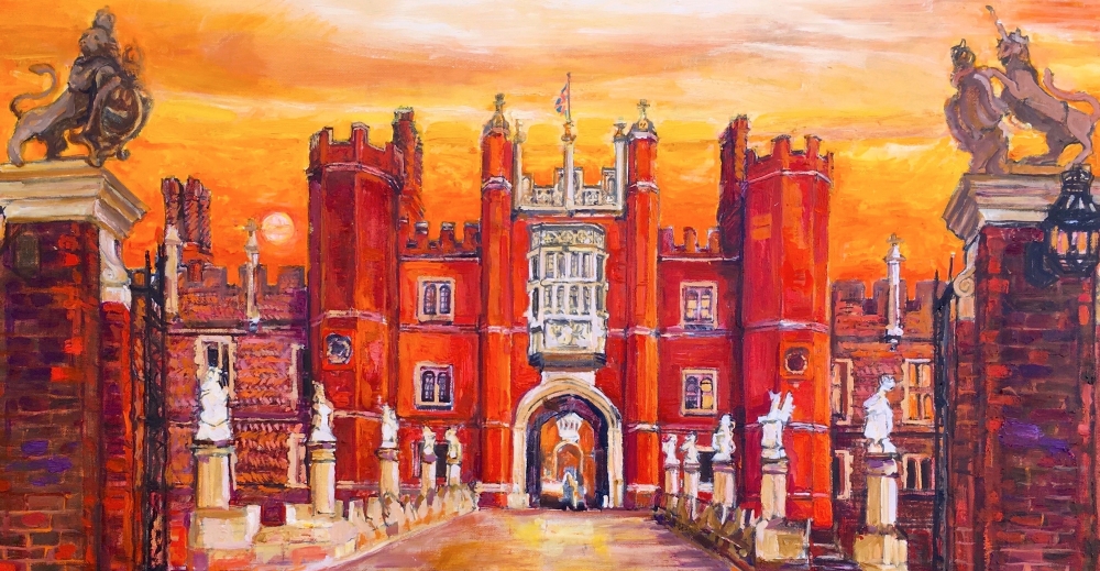 Hampton Court sunset