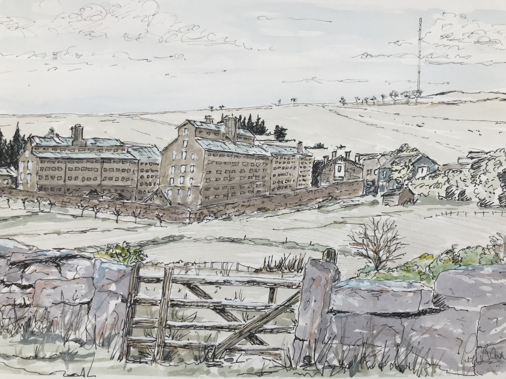 Dartmoor Prison landscape