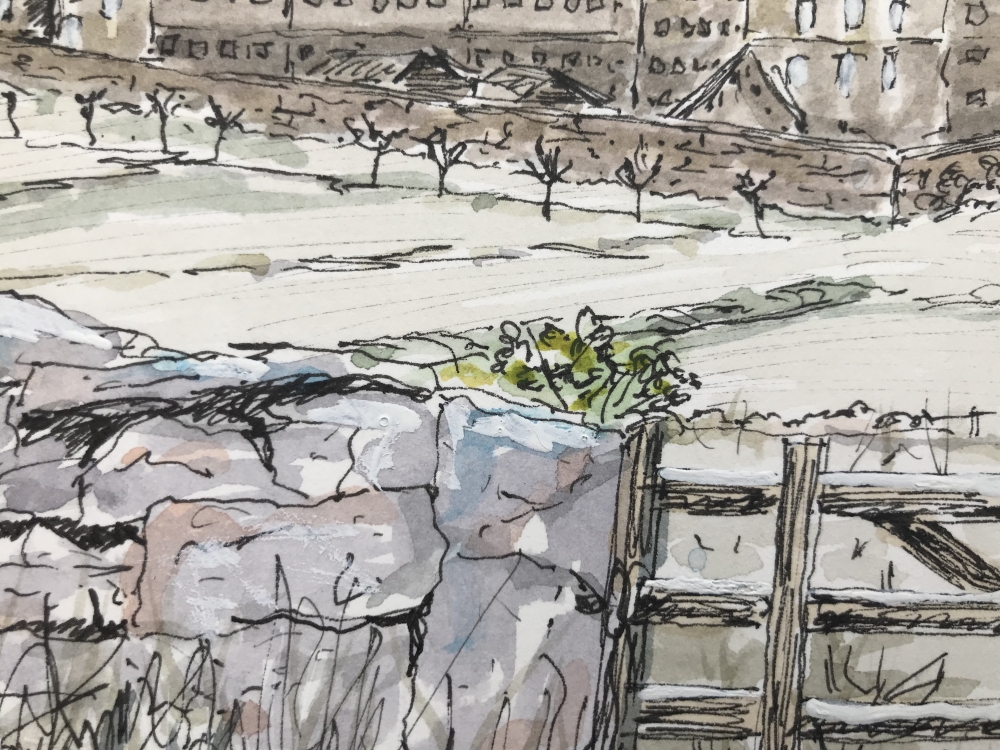 Dartmoor Prison landscape