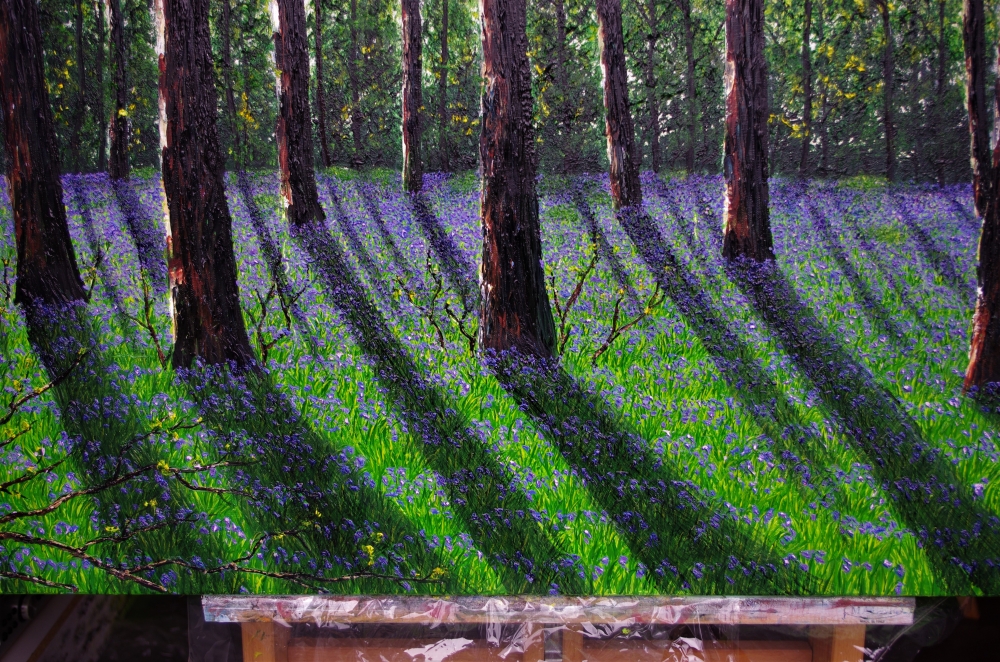 Spring Time in the Forest. 100cm X 150cm