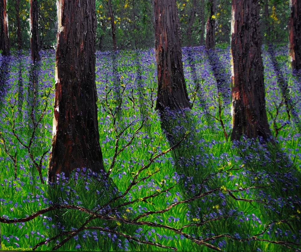 Spring Time in the Forest. 100cm X 150cm