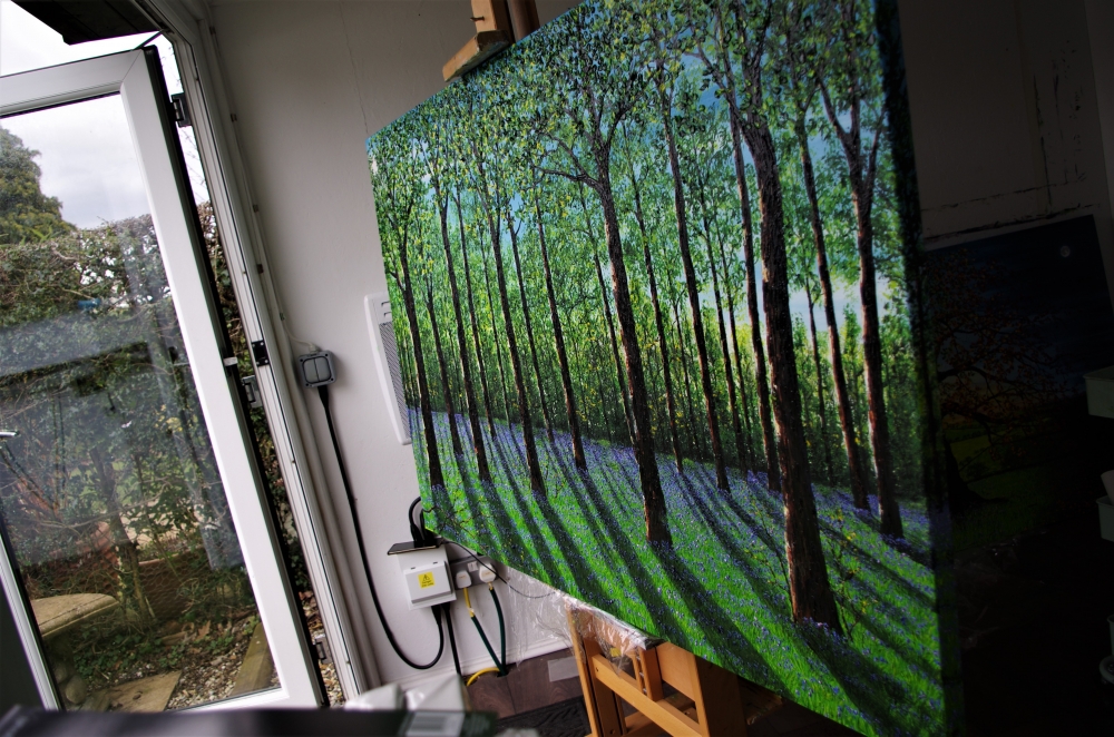 Spring Time in the Forest. 100cm X 150cm