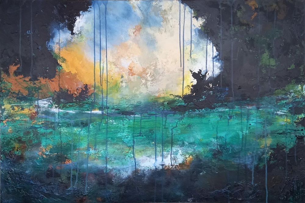 XXXL Mysterious Skies II 120 x 80 cm