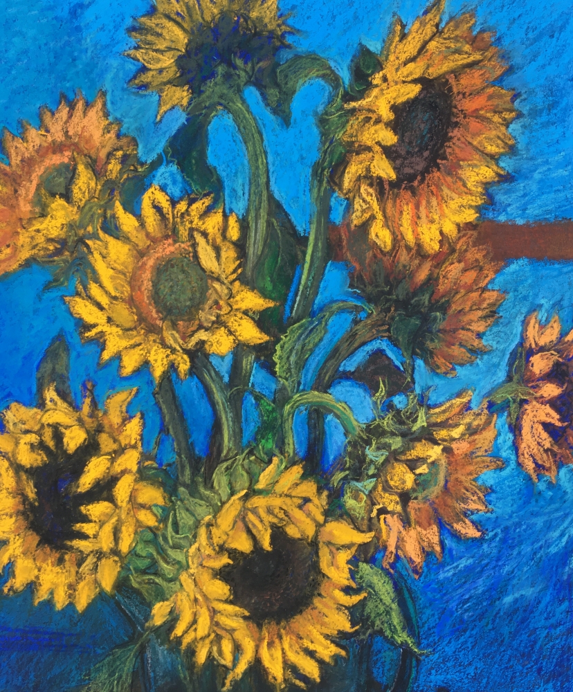 Van Gogh influenced Sunflowers