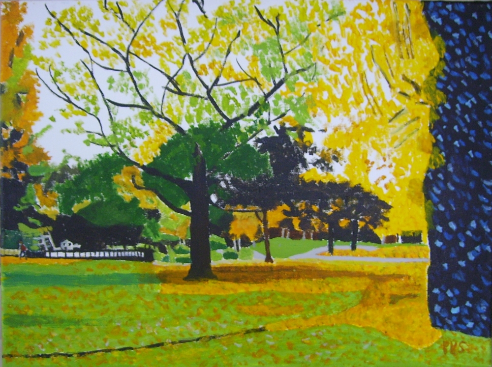 Autumn in Grosvenor Park.