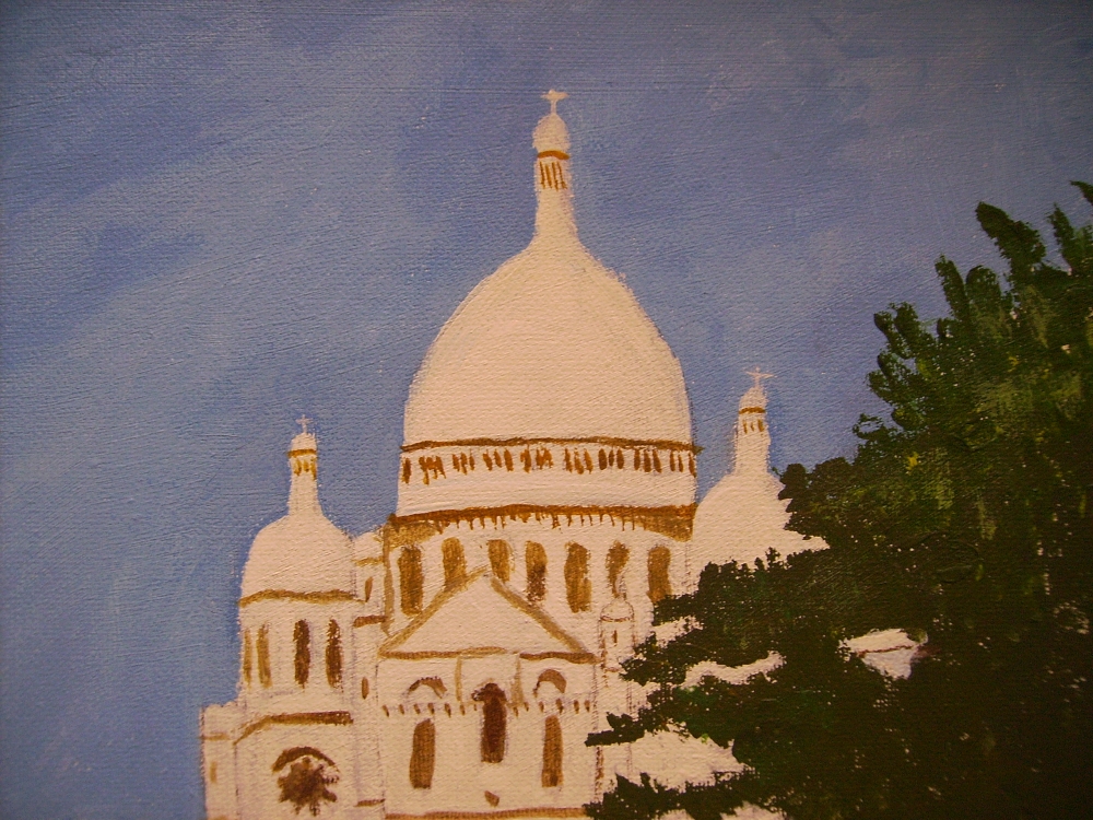 Sacre Coeur Church in Paris.