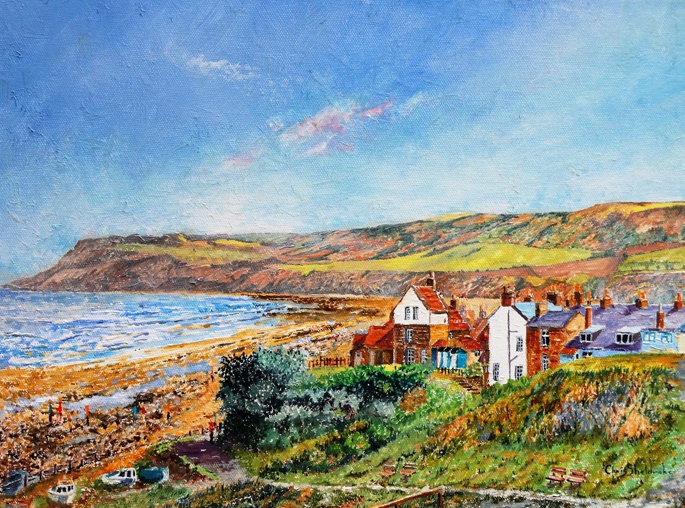 Robin Hoods Bay       SN 0183  SOLD why not Commission me to paint another?