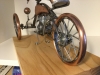 Vintage three wheeled motorcycle 