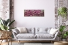 Deep Violet - Cherry blossom painting in frame