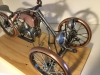 Vintage three wheeled motorcycle 