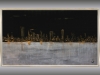 Golden City - Abstract Cityscape in Frame