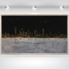 Golden City - Abstract Cityscape in Frame