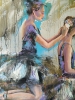 Grace of Preparation-Ballerina painting-Ballet painting