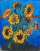 Van Gogh influenced Sunflowers