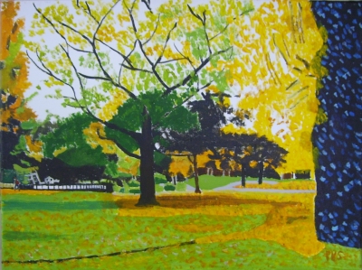 Autumn in Grosvenor Park.