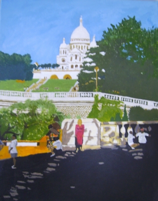 Sacre Coeur Church in Paris.