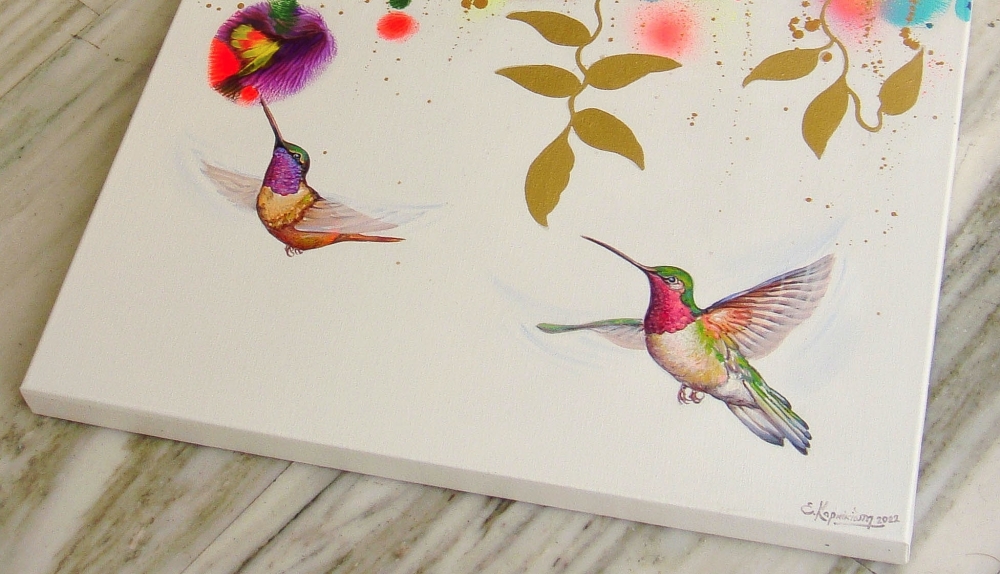 Flowers and Hummingbirds