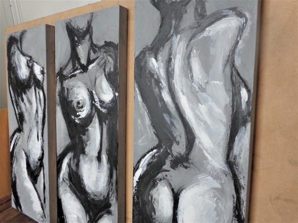 Triptych - Three Grey Graces