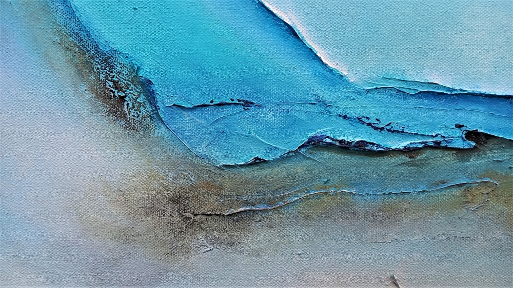 XL November Morning 120 x 50 cm Abstract Painting