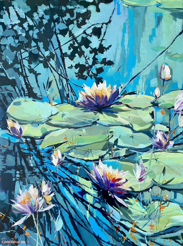 Flowering Water Lilies 2