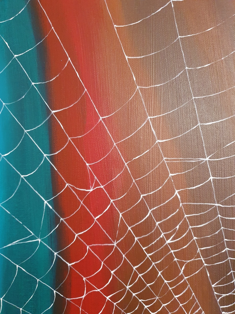 \"Caught in the web\"