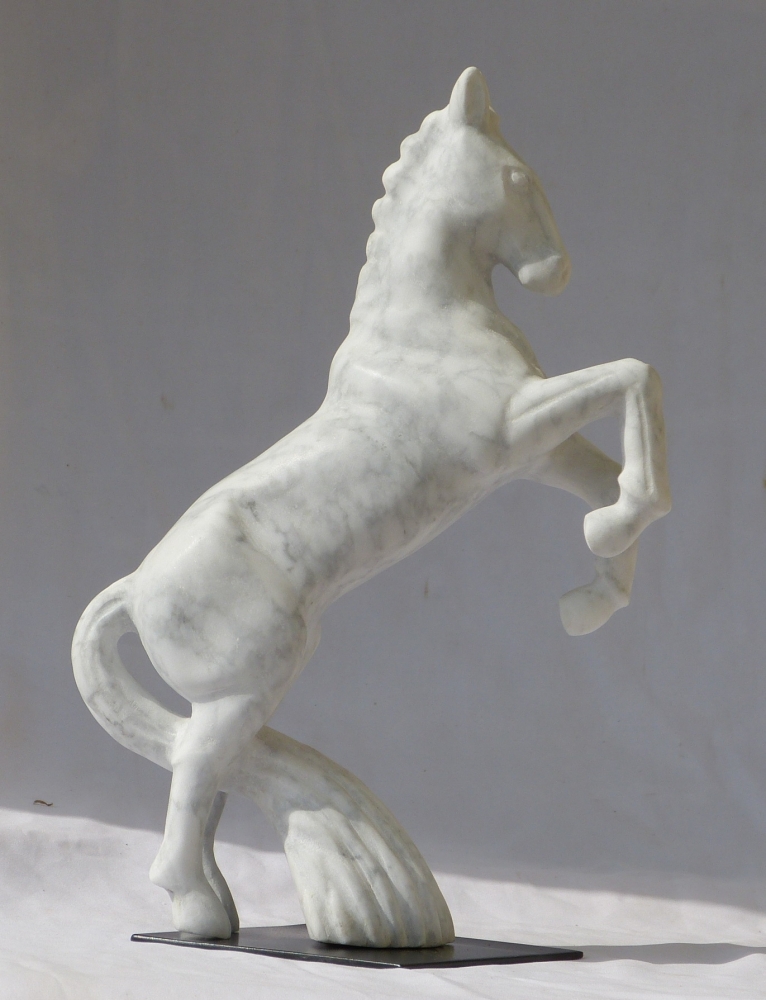 Carrara Marble Wild Animal - Horse 2