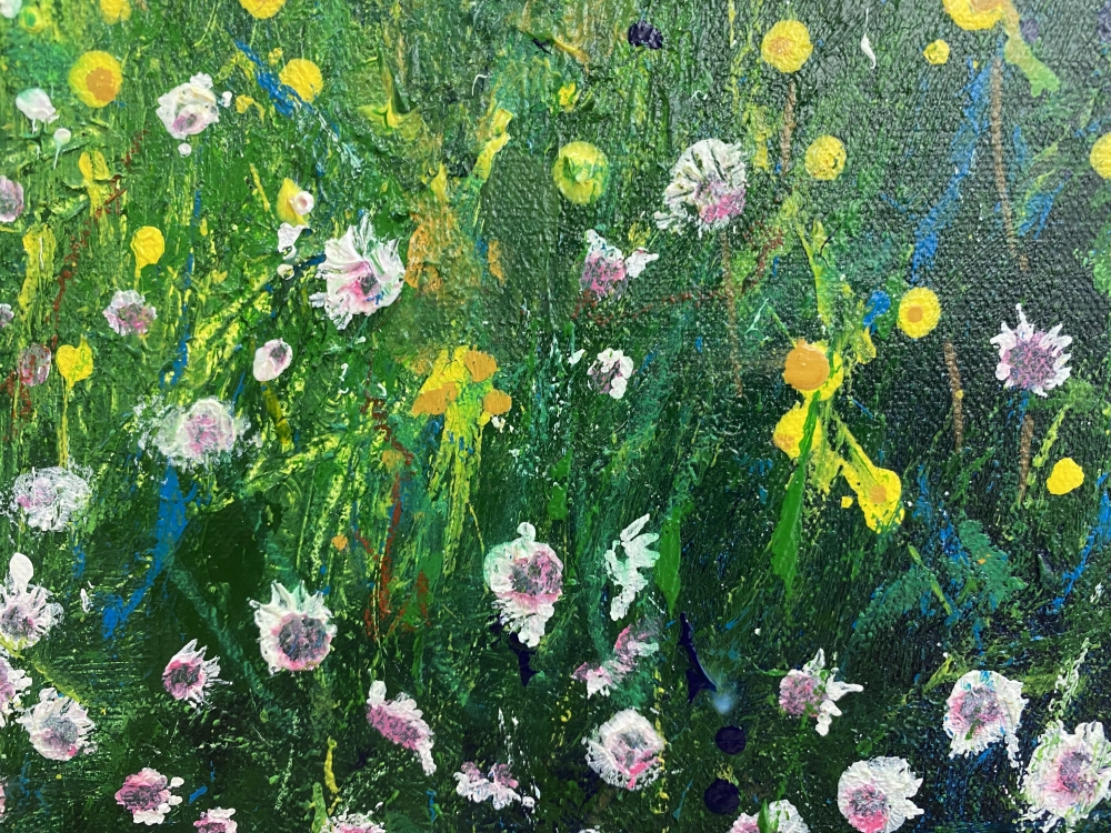 Spring chickens in an English Apple Orchard