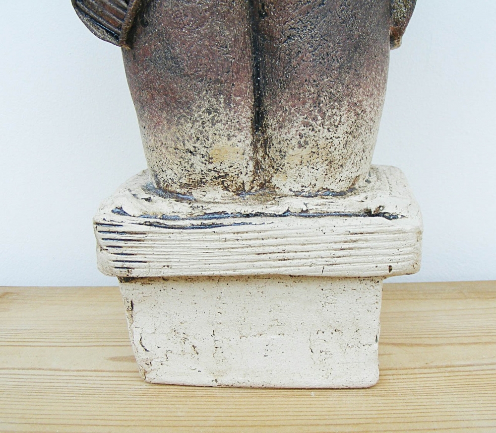 Stargazer Figure - Looking for Neptune - Ceramic Sculpture