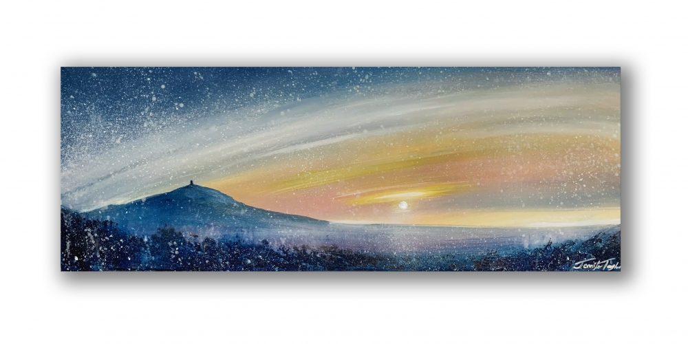 Skies Of Sapphire Glastonbury Tor