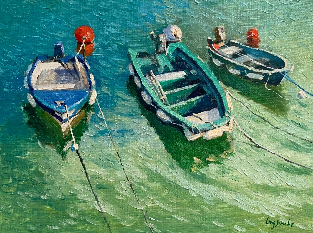 France Seascape - Boats