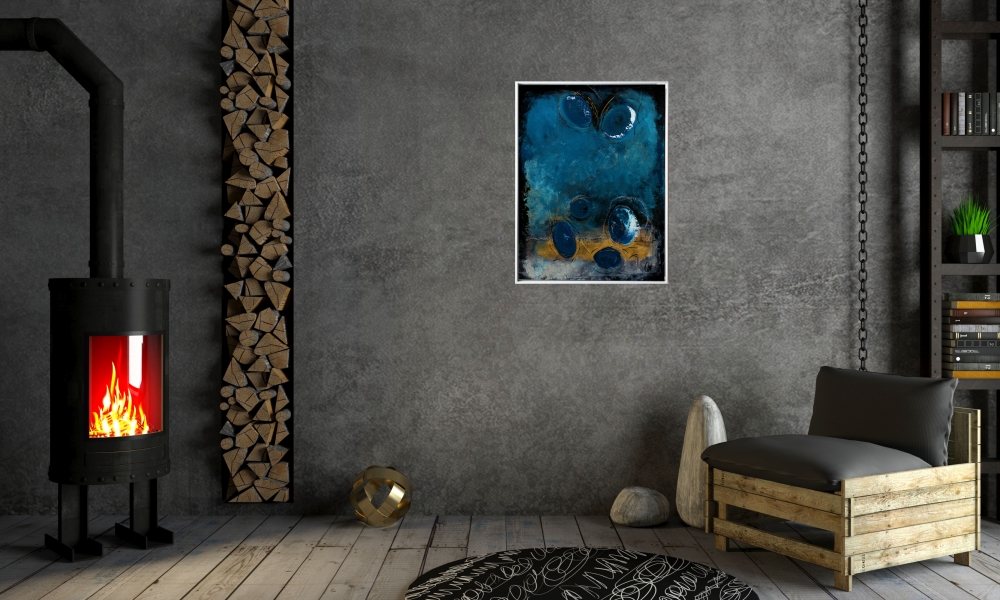 Free Flying - Abstract Art - Acrylic Painting - Canvas Art - Framed Painting - Abstract Painting - Industrial Art