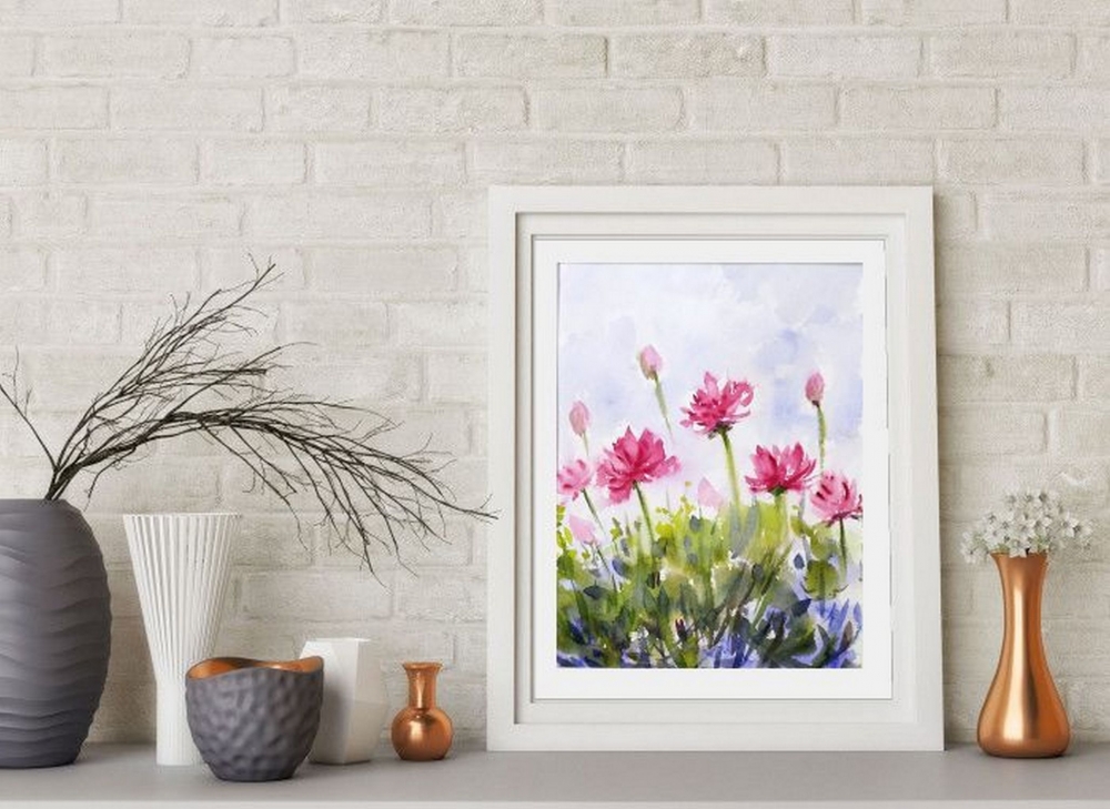 Crimson Garden Water Lilies