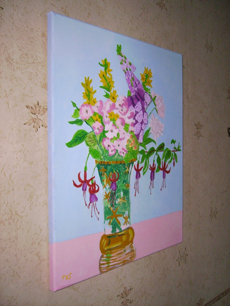 Selection of flowers in my mother's vase