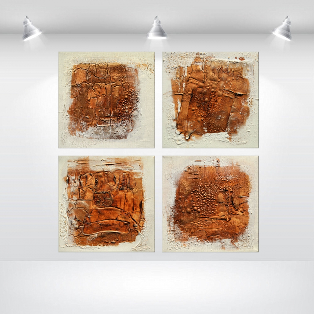 Quatro - Small Abstract Paintings on Canvas