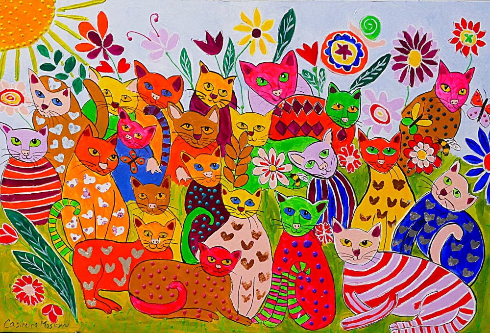 Colourful Cat Heaven 