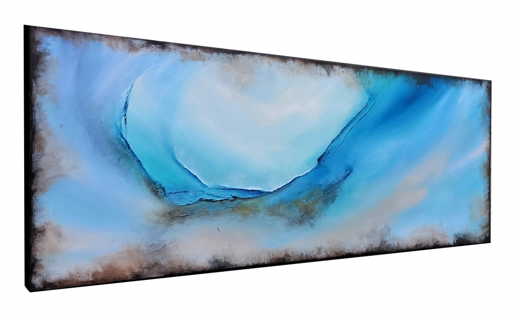 XL November Morning 120 x 50 cm Abstract Painting