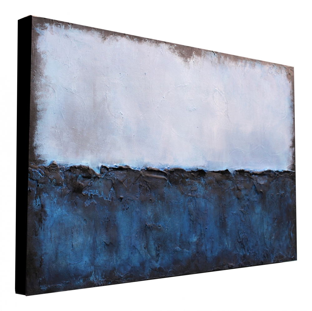 December Afternoon 76 x 51cm Textured Abstract Painting