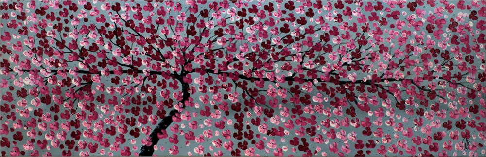 Forever Spring - Acrylic Painting Cherry Blossoms